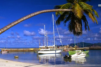 Seychelles Sailboats Wallpapers