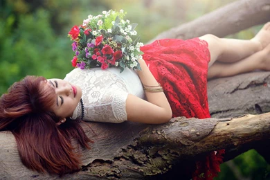 TOTAL PEACE OF MIND IN NATURE WALLPAPER (