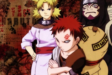 Kankuro, Temari, Gaara   Sand Team Wallpapers (17649628)   Fanpop