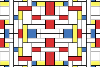 Mod   Mondrian Blocks Wallpapers   Studiofibonacci   Spoonflower