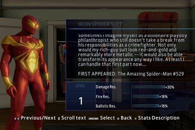 Iron Spider Suit : Gaming