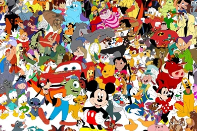 Wallpapers Of All The Disney Cartoon Characters In One Picture