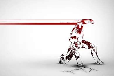 Download Iron Man Red Art White Wallpapers HD Free Desktop ...