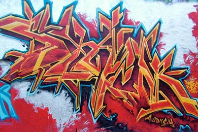 New Font Style / Graffiti / Red / 2007 / Letters [keusta.net]
