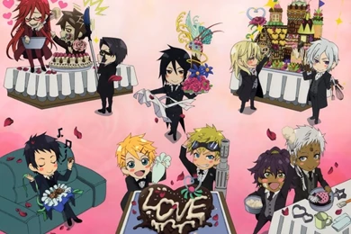 Black Butler Chibi Wallpapers By Datfoxthou On DeviantArt