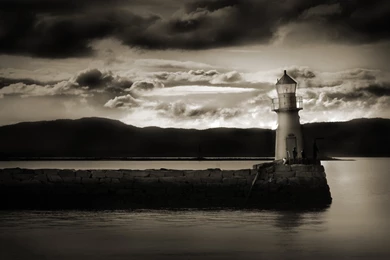Lighthouse In The Storm / 2560 X 1600 / Water / Photography ...