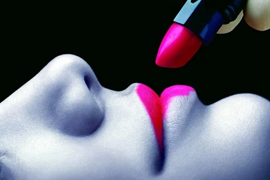 Woman Beautiful Face Make Up Lipstick Lips Sweety HD Wallpapers ...