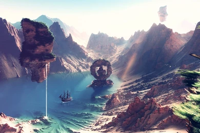 Endless Summer Wallpaper, OS: Endless Summer, Lake, Mountains ...