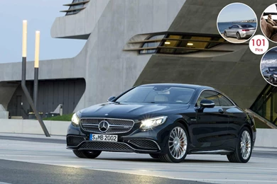 2015 Mercedes Benz S65 AMG Coupe (Anthracite Blue)   Front