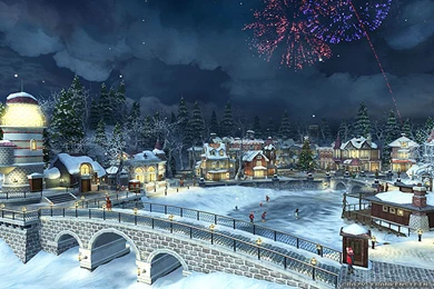 Christmas Village Wallpapers   Crazy Frankenstein