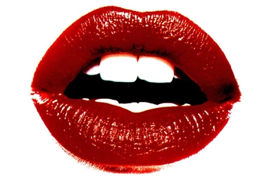 Lips Red White Backgrounds Wallpapers   (