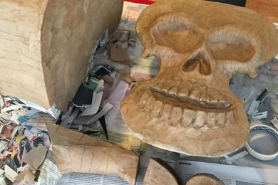 Paper Maché For Masks, Halloween Projects, Etc