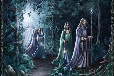 Elves In The Forest Wallpaper Backgrounds