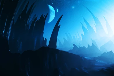 Landscapes Landscape Alien Planet Planets Stars Sky Moons ...