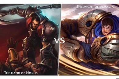 Darius Vs Garen HD Wallpapers