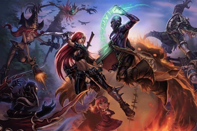 League Of Legends Nocturne Ryze Fiddlesticks Miss Fortune Garen ...