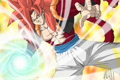 Speed Paint Gogeta SSJ4 YouTube