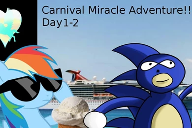 Carnival Miracle Adventure Day 1/2   Ice Cream, Sanic Hockey, Epic ...