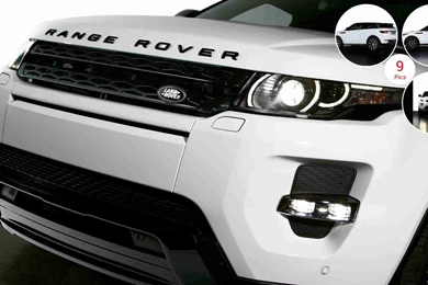 2013 Range Rover Evoque Black Design Pack   Front