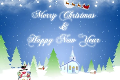 Merry Christmas & Happy New Year 2016 HD Wallpaper Images