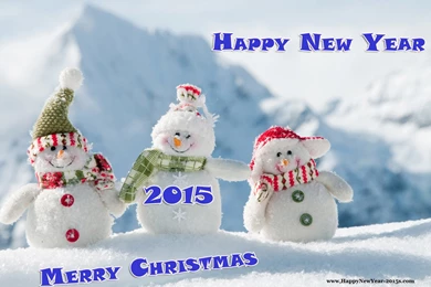 Merry christmas happy new year 2015 picture wallpapers