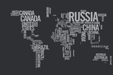 Download World Map Typography HD Wallpapers For 2880 X 1800 ...