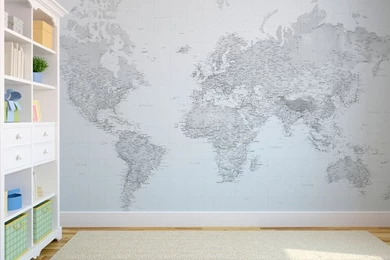Black And White World Map Wallpapers   Eclectic   Wallpapers ...
