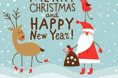 Merry Christmas Happy New Year iPhone Wallpapers   HD