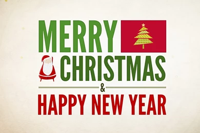 Merry Christmas And Happy New Year Greeting Wallpapers