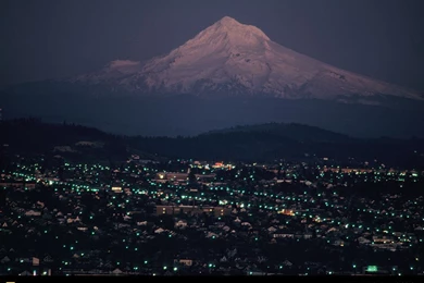 Portland, Oregon, Snowy Mount Hood, 1969, Photo Of The Day ...