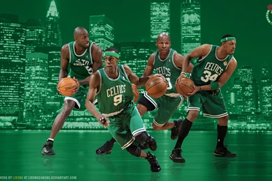 Boston Celtics Big 4 2012 Widescreen Wallpapers