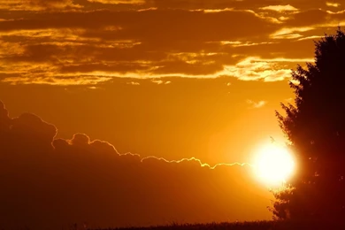 The Rays Of The Setting Sun Sundown HD Desktop Wallpapers ...