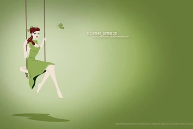 Springtime Pinup Wallpaper:. By StillesWasser On DeviantArt