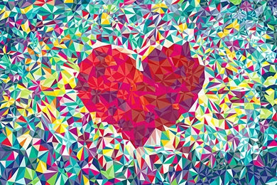 Romantic Love Colorful Abstract Wallpapers HD
