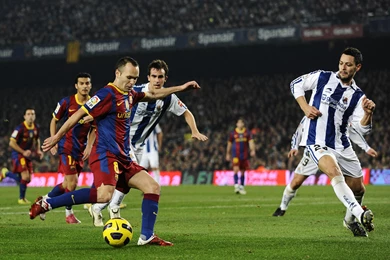 Wallpapers Iniesta, Fc Barcelona, Real Sociedad, La Liga, Liga Bbva ...