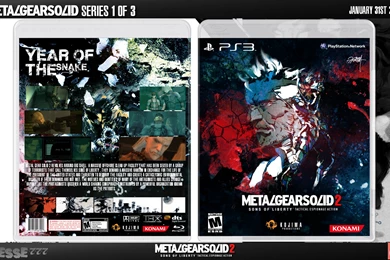 Metal Gear Solid 2: Sons Of Liberty PlayStation 3 Box Art Cover By ...
