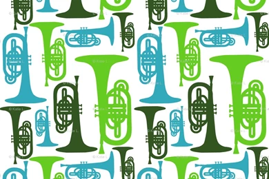 Marching Band Fabric, Wallpapers & Gift Wrap Spoonflower
