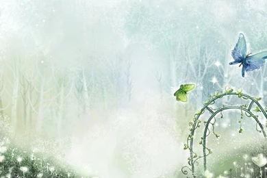 Butterflies In The Enchanted Forest Wallpapers   Artistic ...