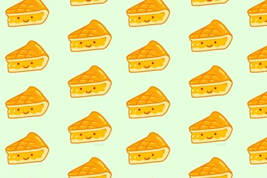 Tasty Kawaii Slice Of Pie iPhone Wallpapers   Kawaii Wallpapers