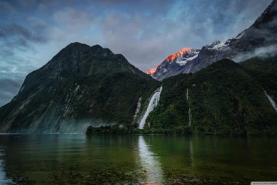 Waterfall In New Zealand HD Desktop Wallpapers : High Definition ...