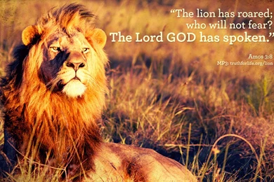 Wallpaper: "The Lion Has Roared..."   Truth For Life