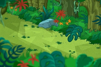 Prehistoric Jungle 1 By PnFBackgrounds On DeviantArt