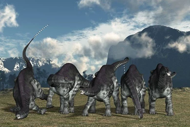 Prehistoric Scenes: Apatosaurus