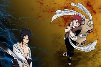 Gaara Naruto Shippuden Uchiha Sasuke Wallpapers   (