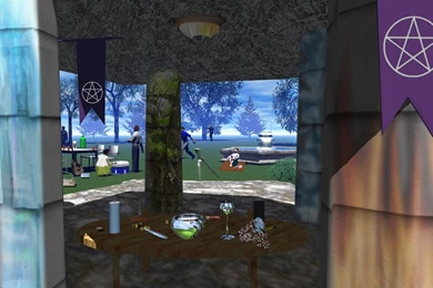 Gracing The Gazebo, Free Pagan Wallpapers At Pagan Art