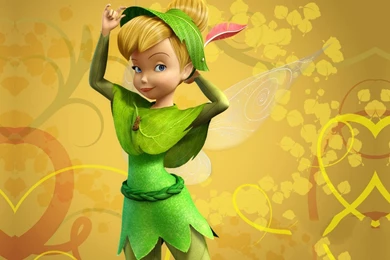 Tinker Bell In Peter Pan Outfit Wallpapers   Cartoon Wallpapers ...