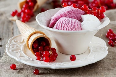 Red Currants Look So Sweet Brilliant On Ceramic White Bowl Hd
