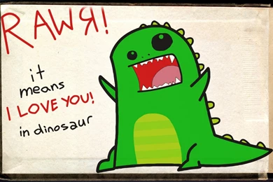 1280x800 I Love You In Dinosaur Desktop PC And Mac Wallpapers