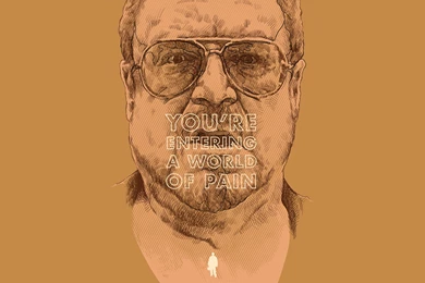 The Big Lebowski Drawing Dark Sadic Wallpapers