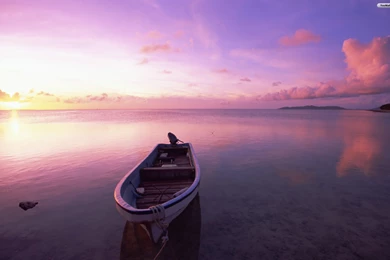 YouWall   Boat At Sunset Wallpapers   Wallpaper,wallpapers,free ...